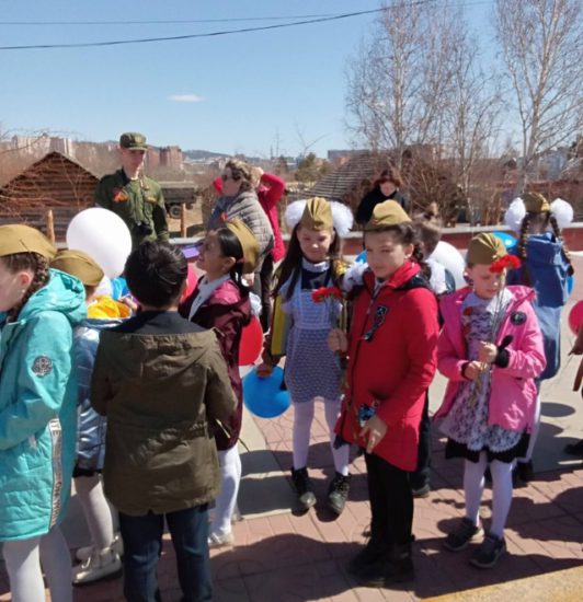 Митинг, посвященный дню Победы